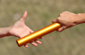 Baton handoff